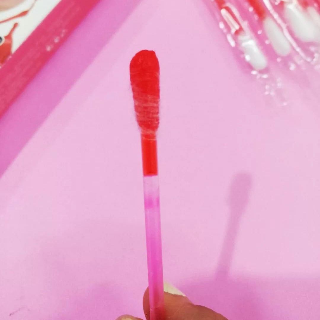 Lip tint Cotton Swab (Lip glaze) waterproof and long lasting color