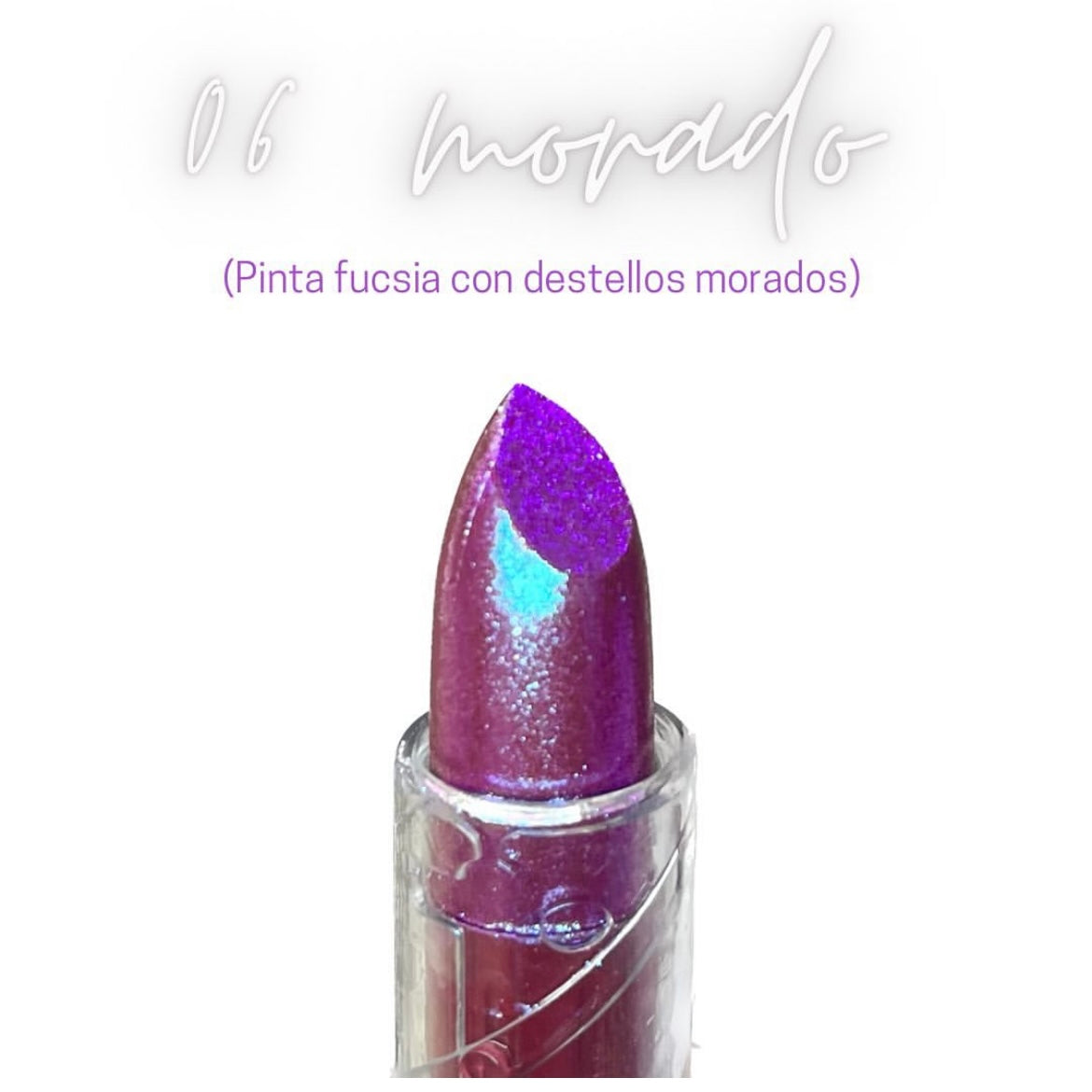 Super shimmery glitter Lipstick (labial de hadas)