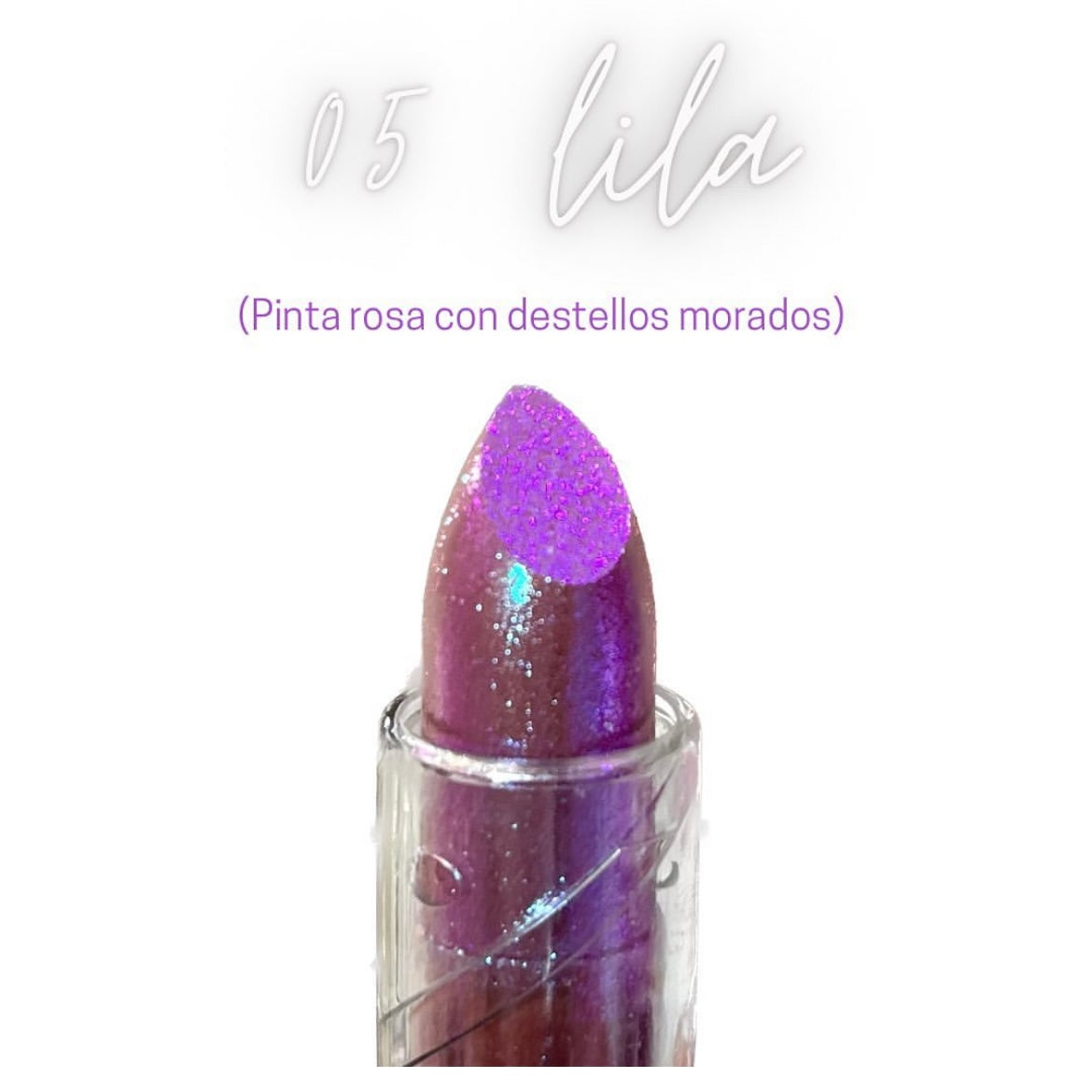 Super shimmery glitter Lipstick (labial de hadas)