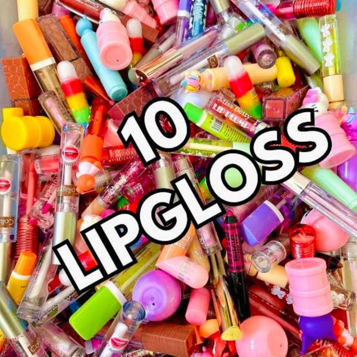 Lip gloss Lipstick Lip oil Lip tint and Lip balm Lucky Scoop (10 to 15 pcs aprox )