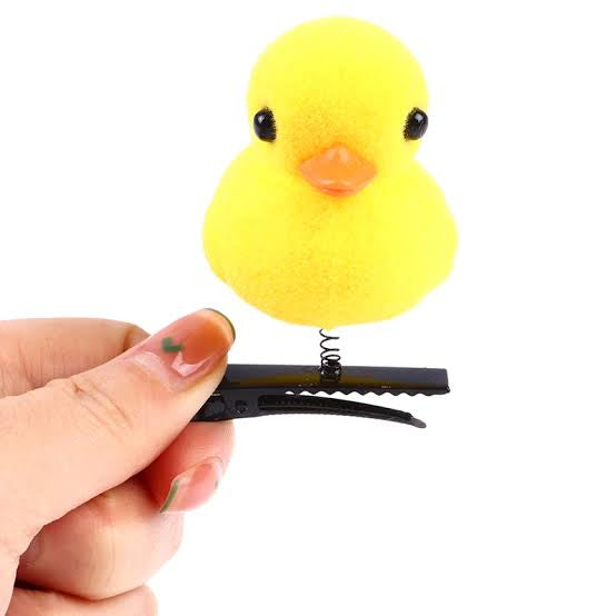 Duck hair clips kawaii