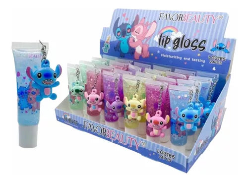 Stitch glitter Lip gloss