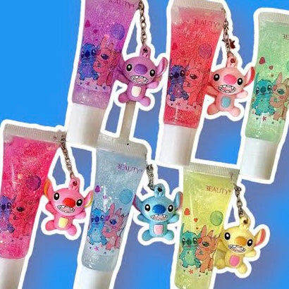 Stitch glitter Lip gloss