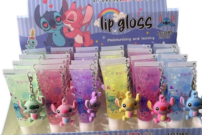 Stitch glitter Lip gloss