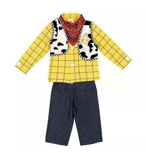 Disney store Toy Story Woody costume toddler and youth (choose your size) 3T, 4, 5/6